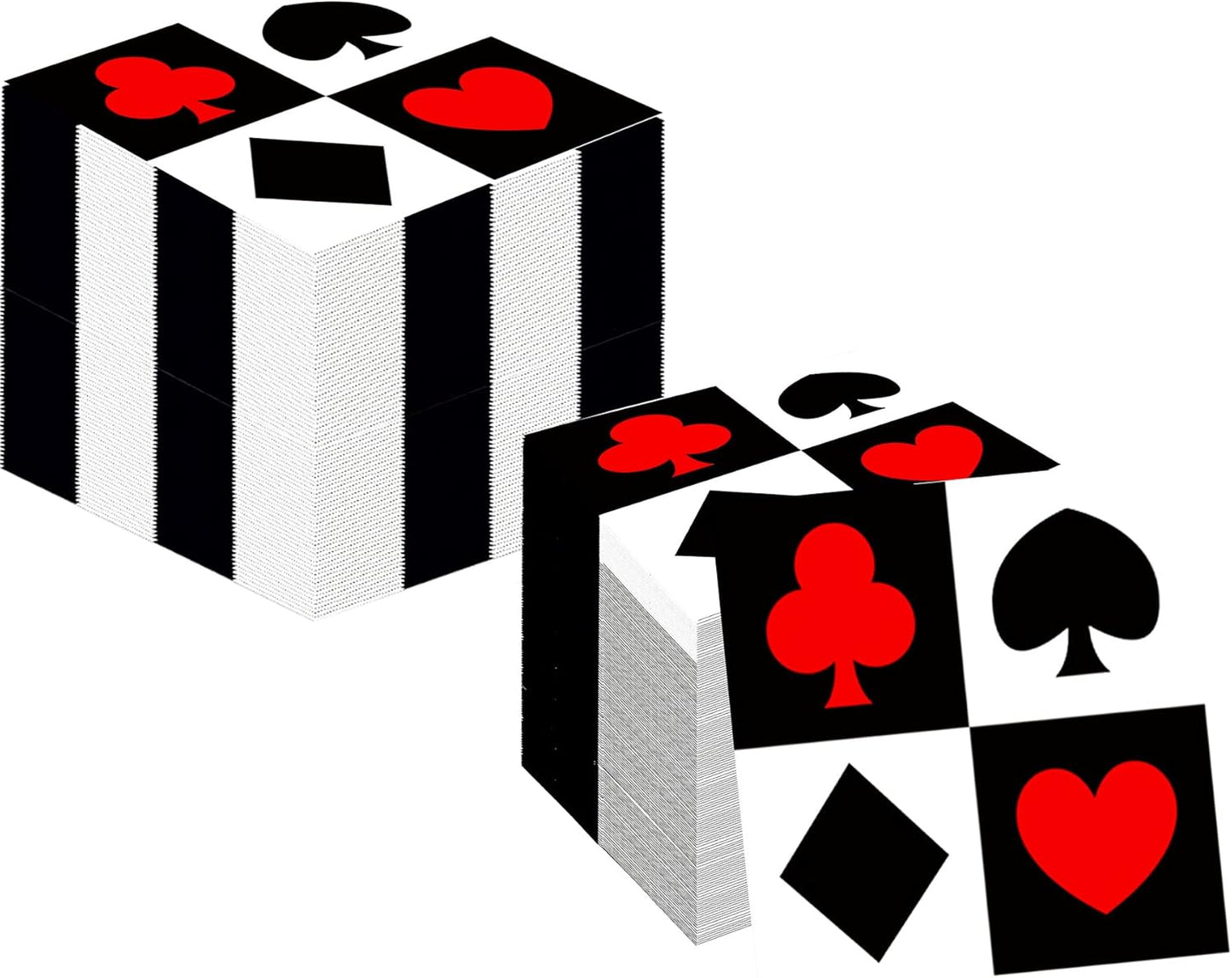 100Pcs Disposable Casino Party Napkins - Easy Cleanup!