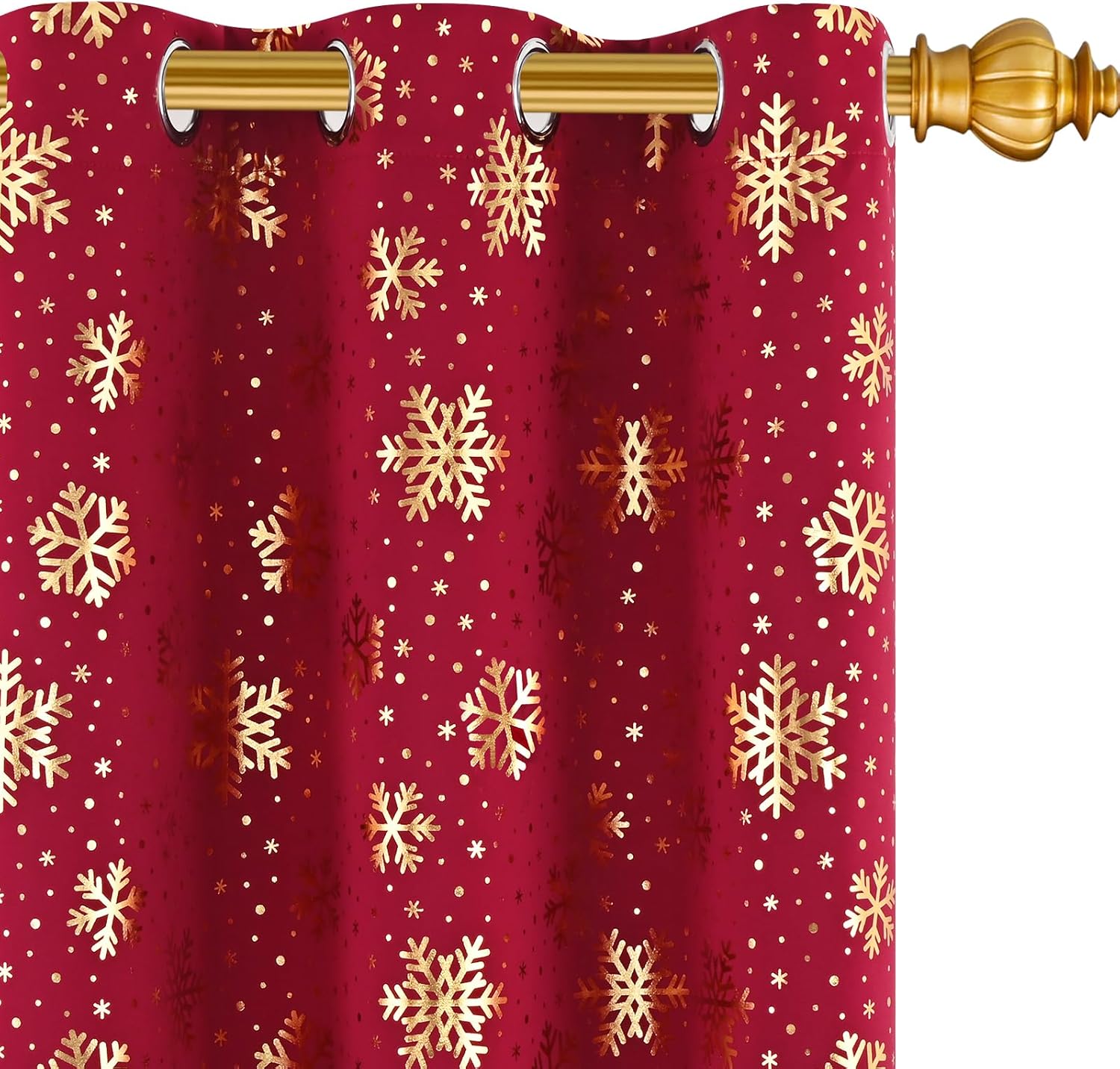 Yinhua Christmas Blackout Curtains for Living Room Decor
