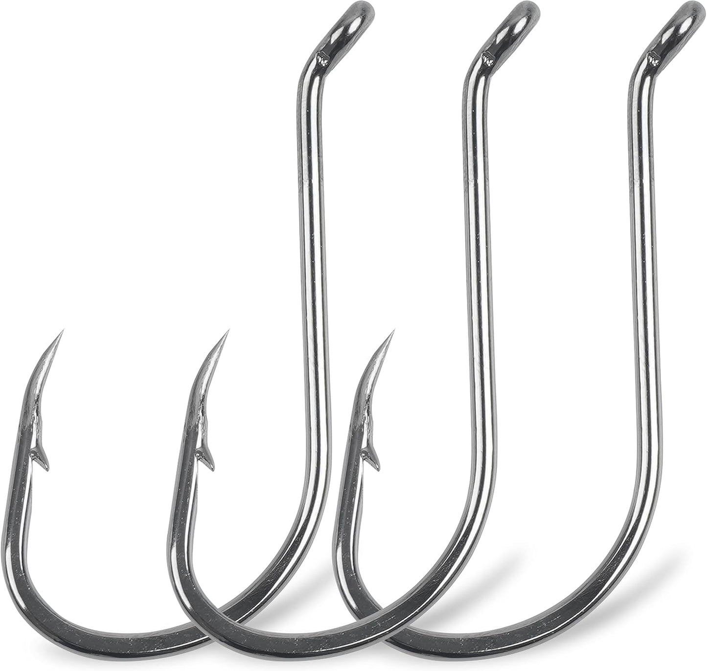 SILANON 120pcs Octopus Fishing Hooks - Sharp High Carbon Steel Circle Hooks for Saltwater Bass