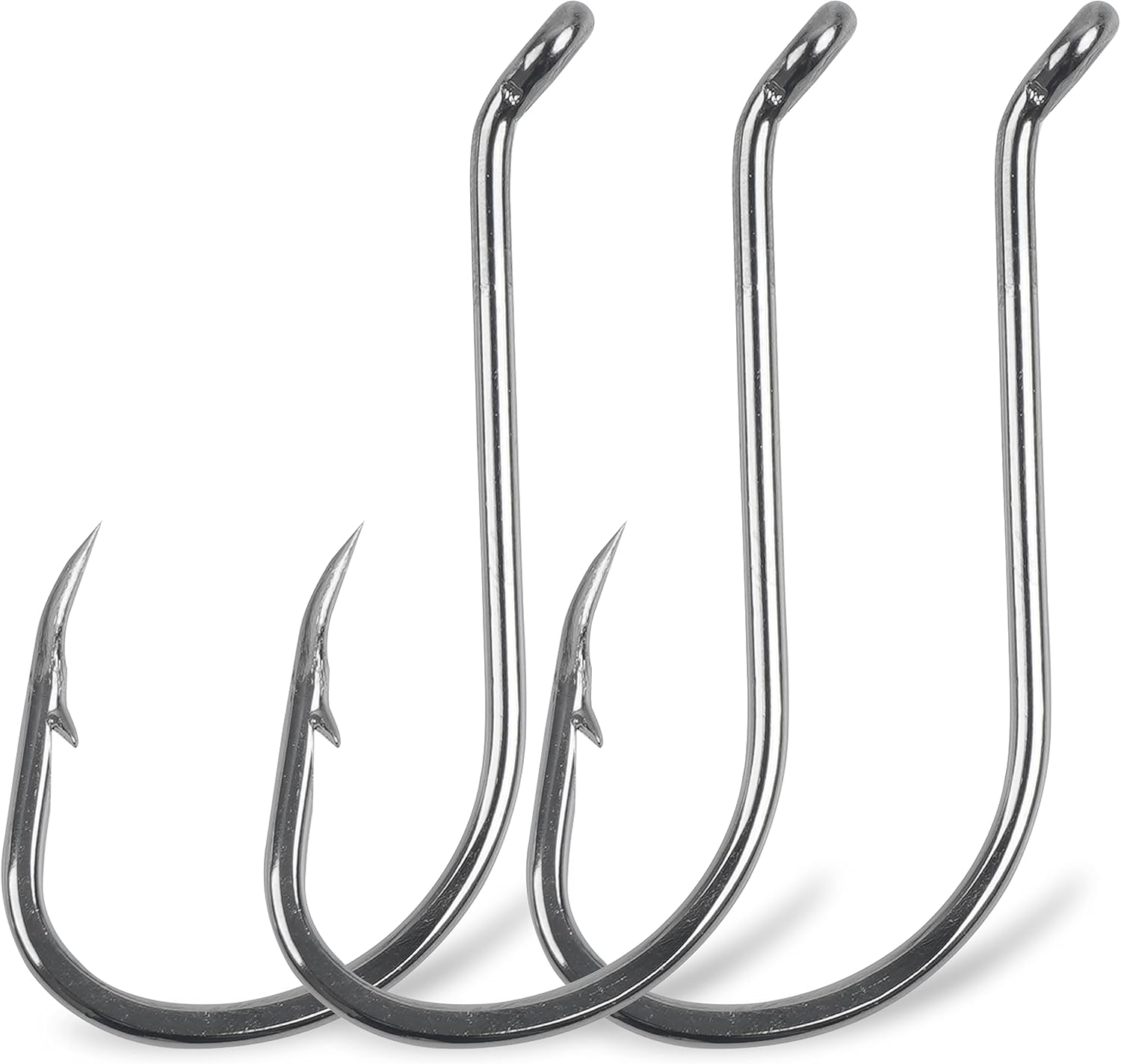 SILANON 120pcs Octopus Fishing Hooks - Sharp High Carbon Steel Circle Hooks for Saltwater Bass