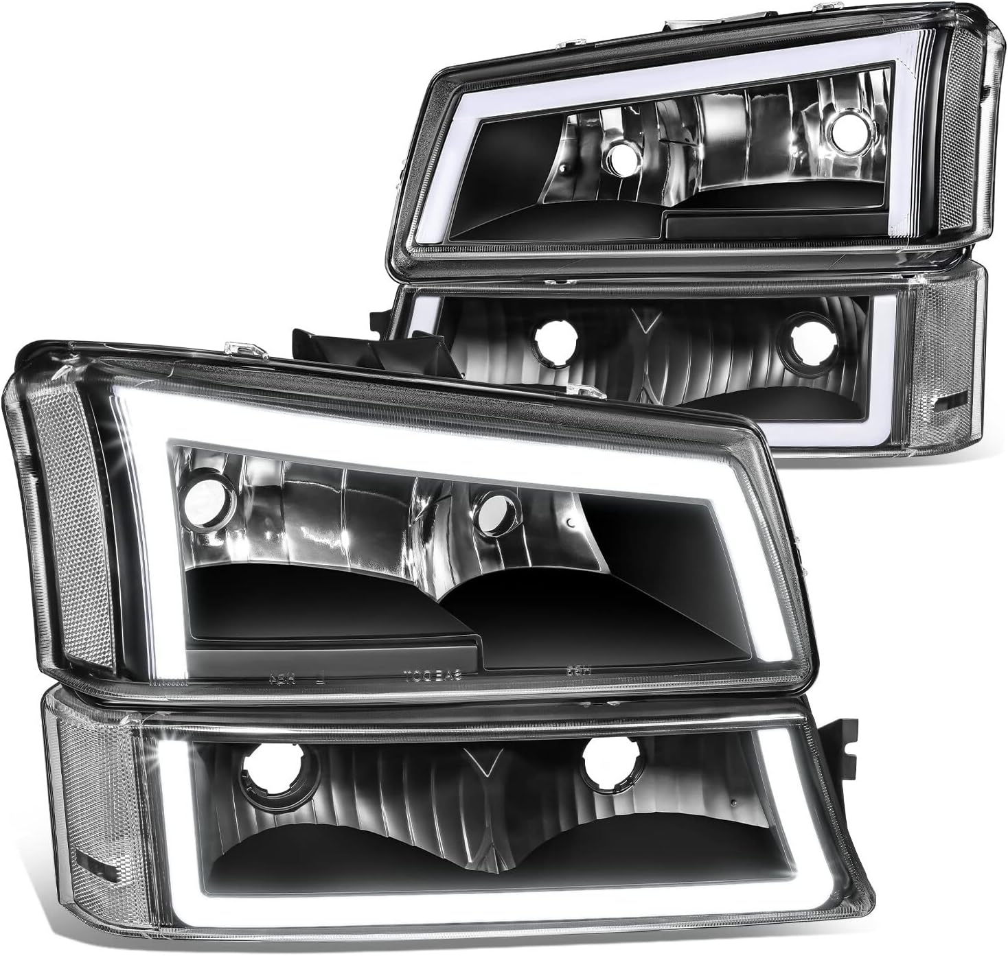 LED DRL Headlights for 03-06 Chevy Avalanche and Silverado