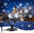 DSTANA Dual-Head Snowflake Projector: Magical Outdoor Decor