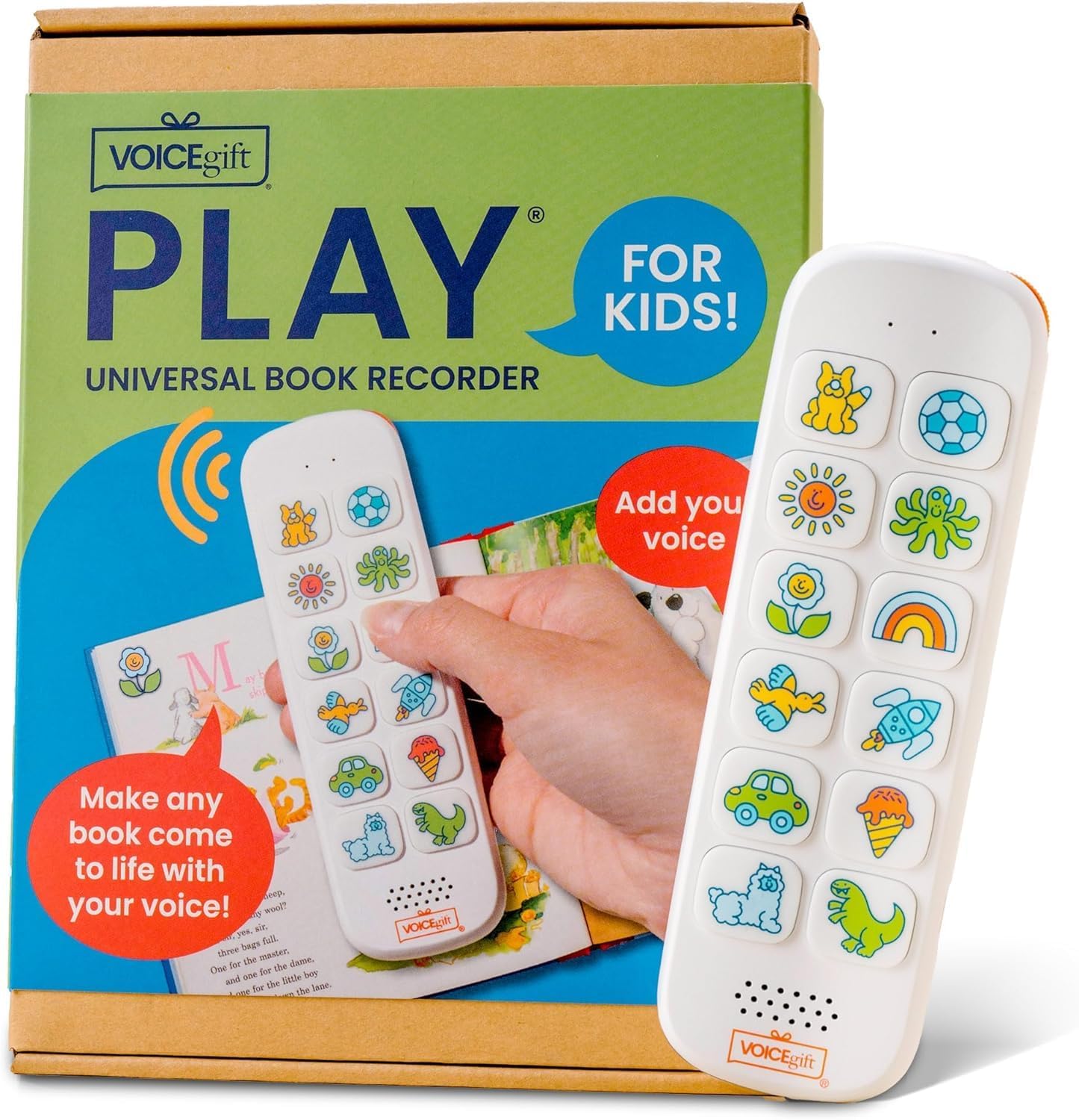 VoiceGift Play Screen-Free Audio Recorder for Kids Fun Stories
