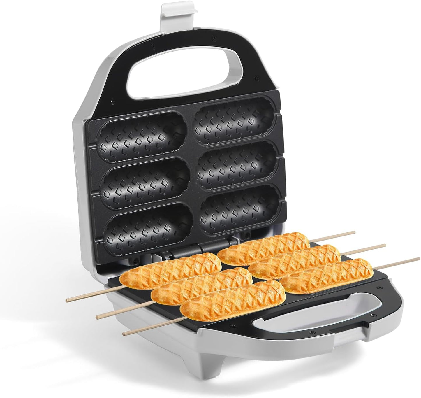 Corn Dog Waffle Maker for Quick and Easy Breakfast Delights