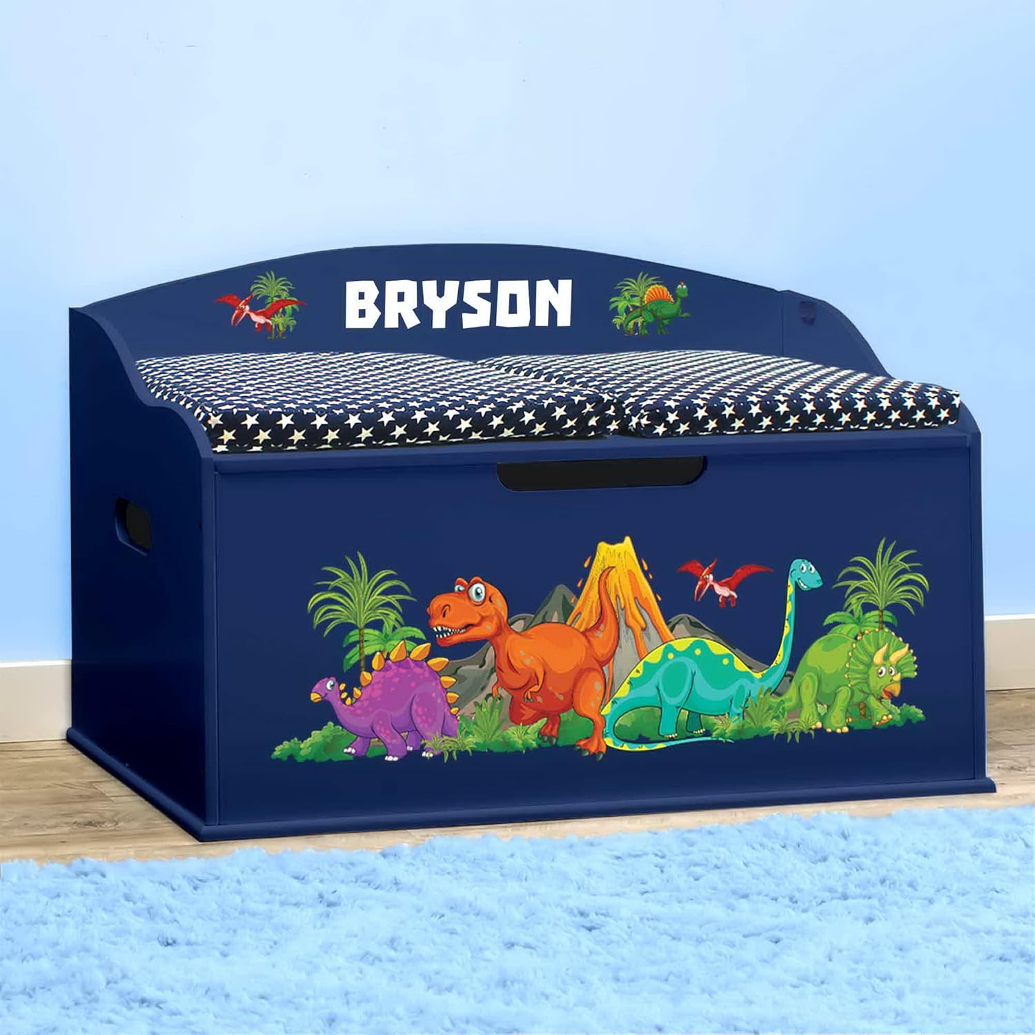 DIBSIES Personalized Creative Wonders Toy Box for Dinosaurs