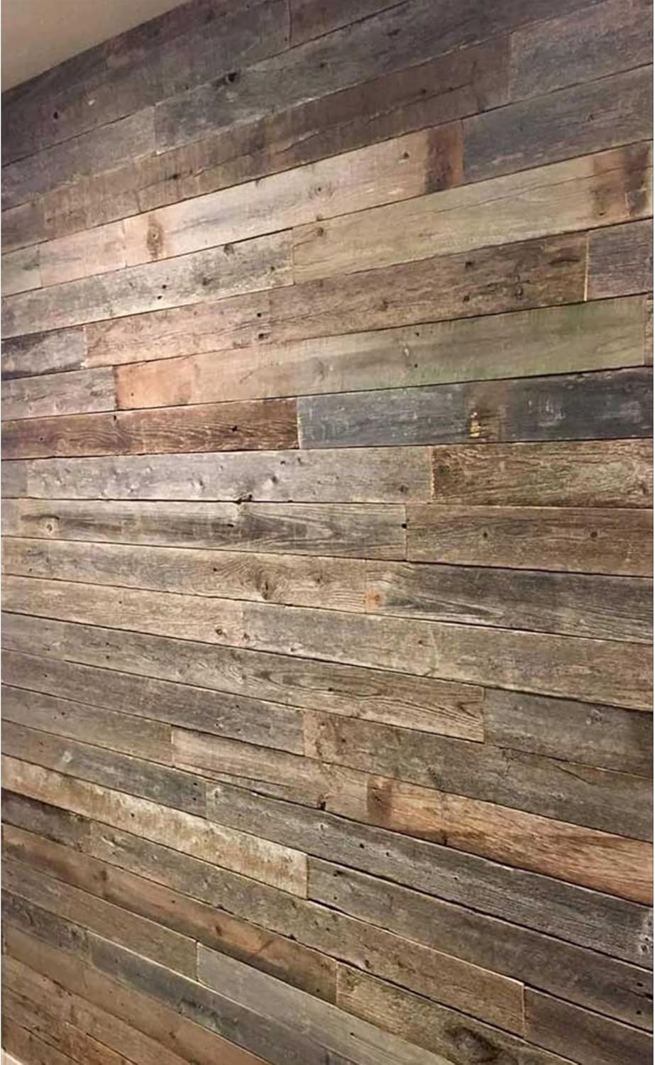 Rustic Reclaimed Barn Wood Accent Paneling for Home Walls