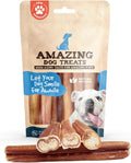 Amazing Dog Treats Bully Sticks 6 in - Extra Thick Long Lasting