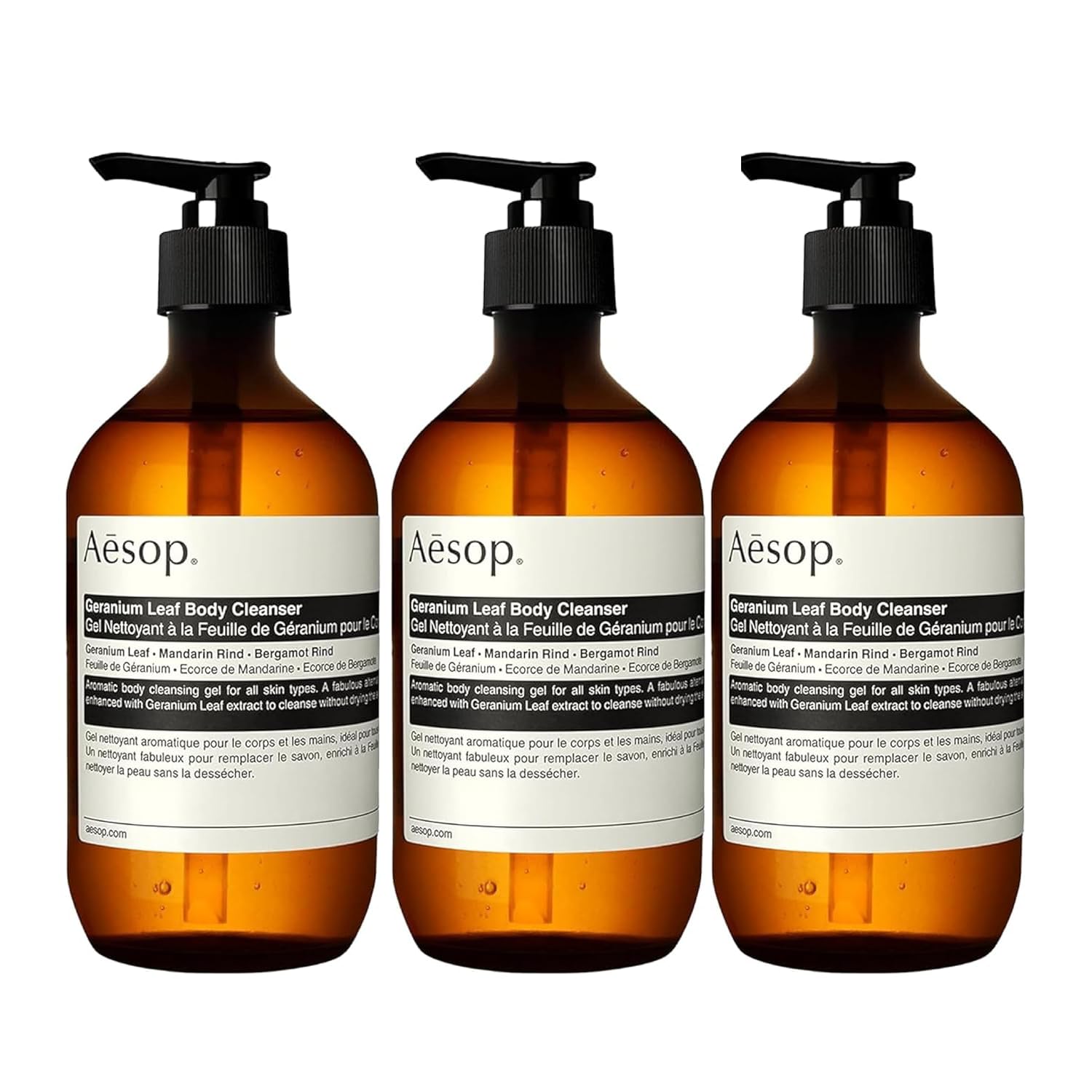 Aesop Geranium Leaf Body Cleanser - Gentle Vegan Cleanser
