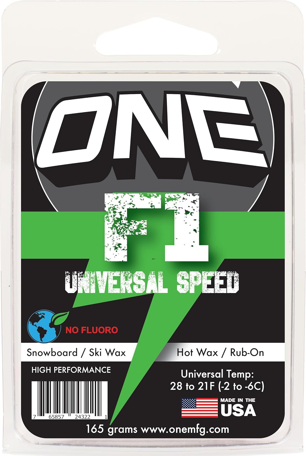 ONEBALL High-Performance Universal Wax 165g - Speed and Durability - No Fluoro