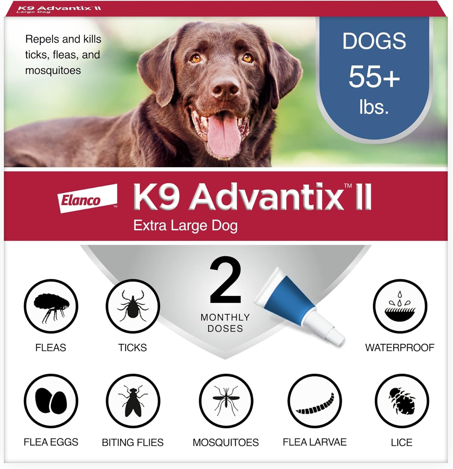 K9 Advantix II XL Dog Treatment for Fleas, Ticks & Mosquitoes