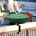 Heated Bird Bath for Deck Railing - 100W Winter Protection