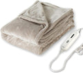 Tefici Electric Heated Blanket Throw for Cozy Comfort