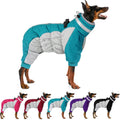 Full Body Dog Coat Winter Snowsuit - Warm Reflective Fleece