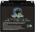 Mighty Max Battery Viper VP-600 12V 18Ah Car Audio Battery - High
