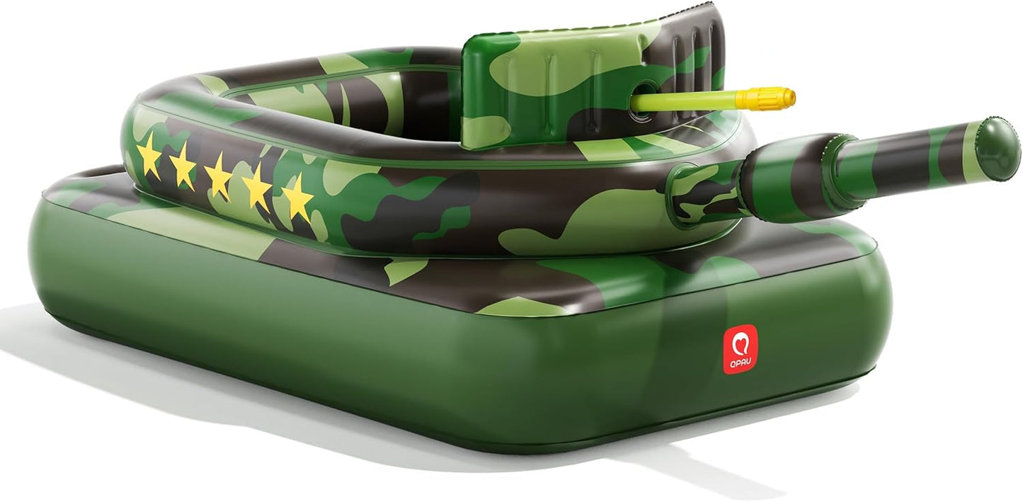 QPAU Inflatable Tank Pool Float for Ultimate Water Fun