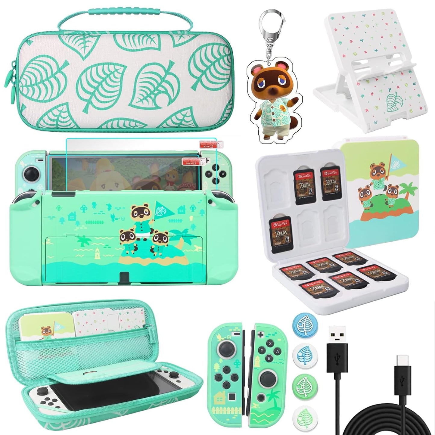 TIKOdirect Carrying Case for Nintendo Switch OLED with Accessories