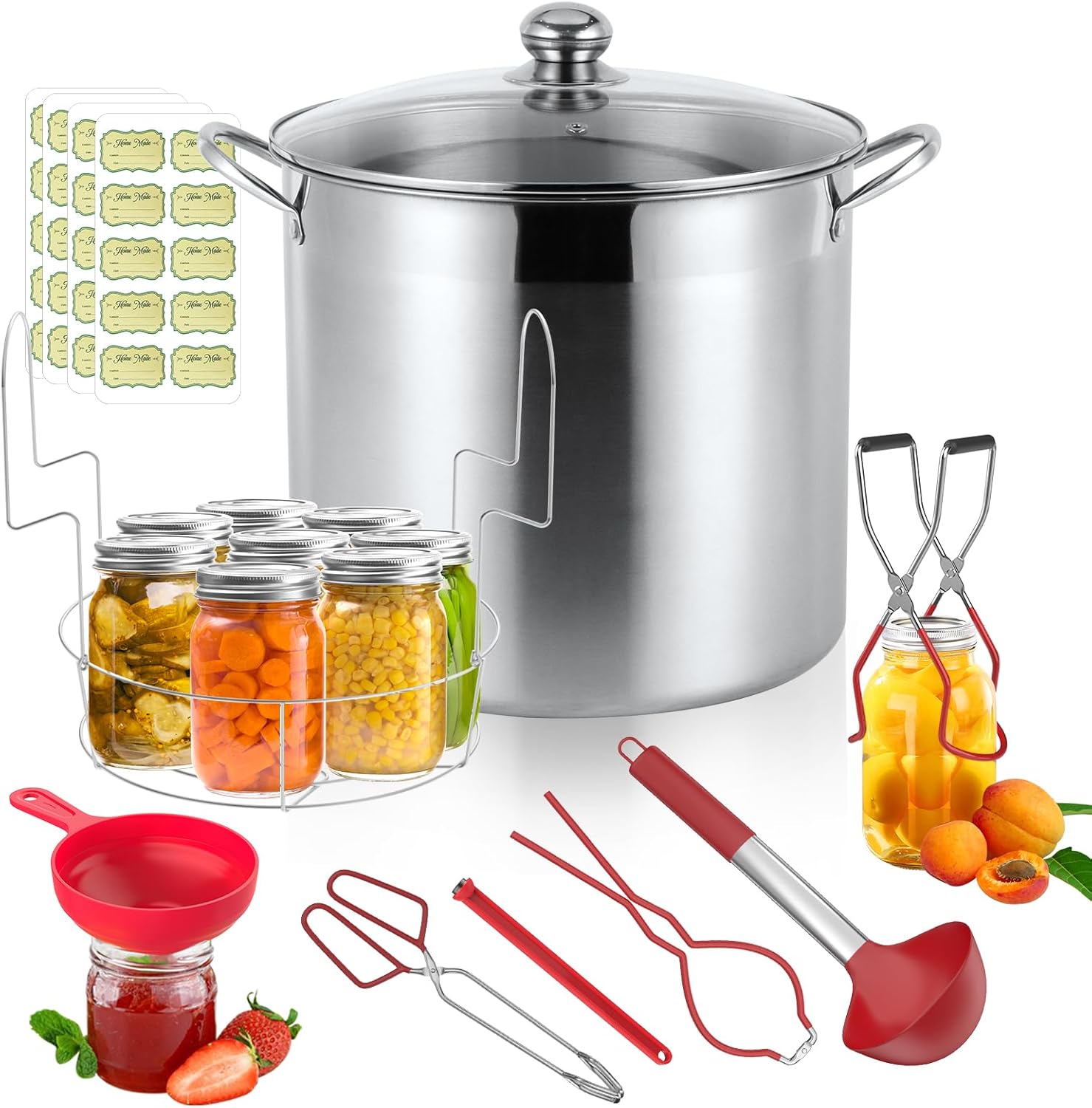21.5 QT Stainless Steel Canning Pot for Beginners and Pros