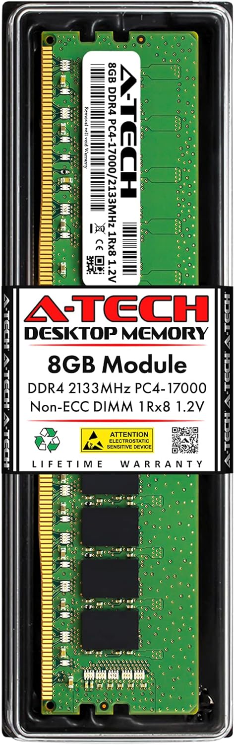 8GB DDR4 RAM Replacement for Kingston KVR21N15S8/8 Module
