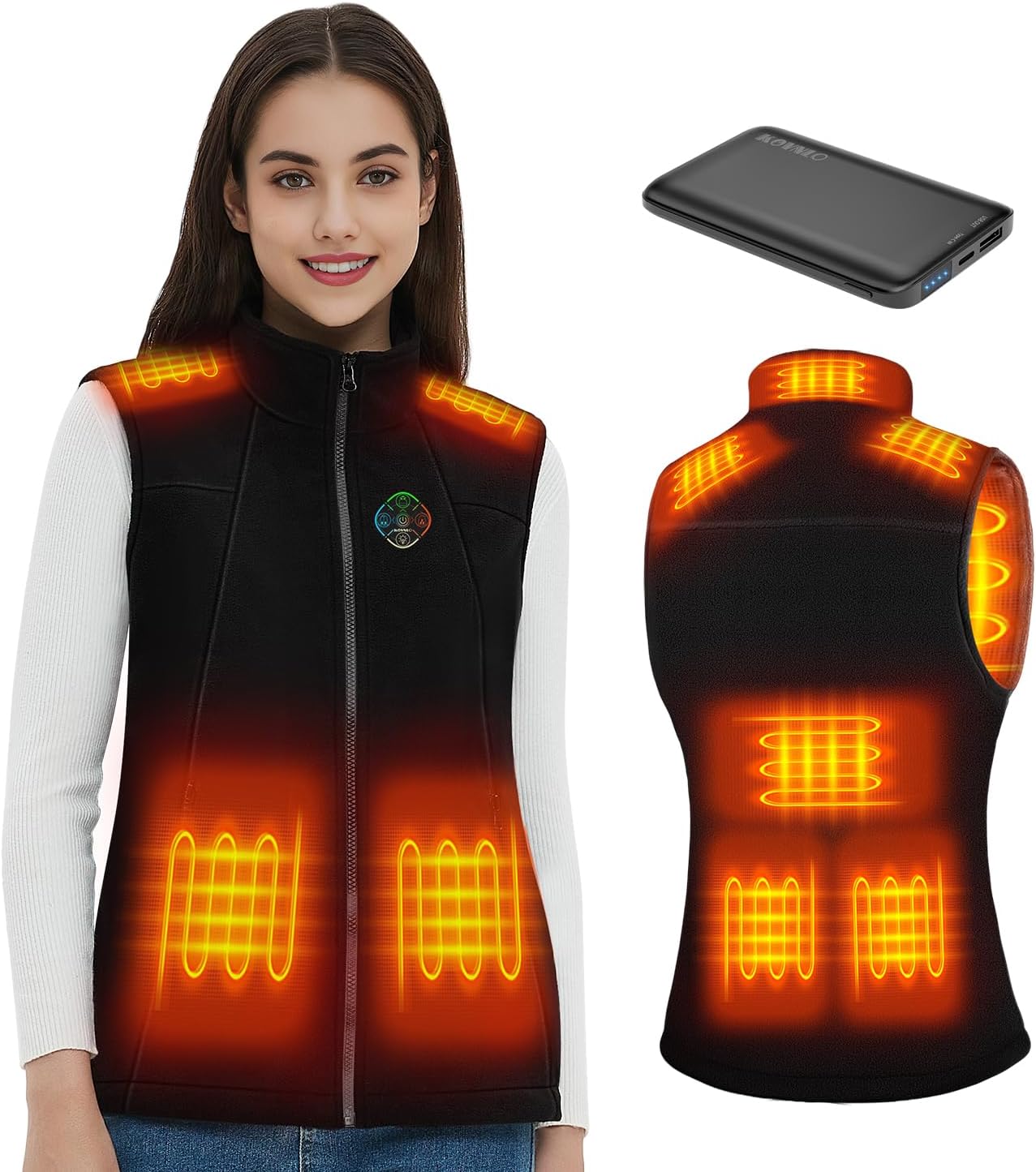 KOVNLO Heated Vest for Women with Battery Pack - Stay Warm