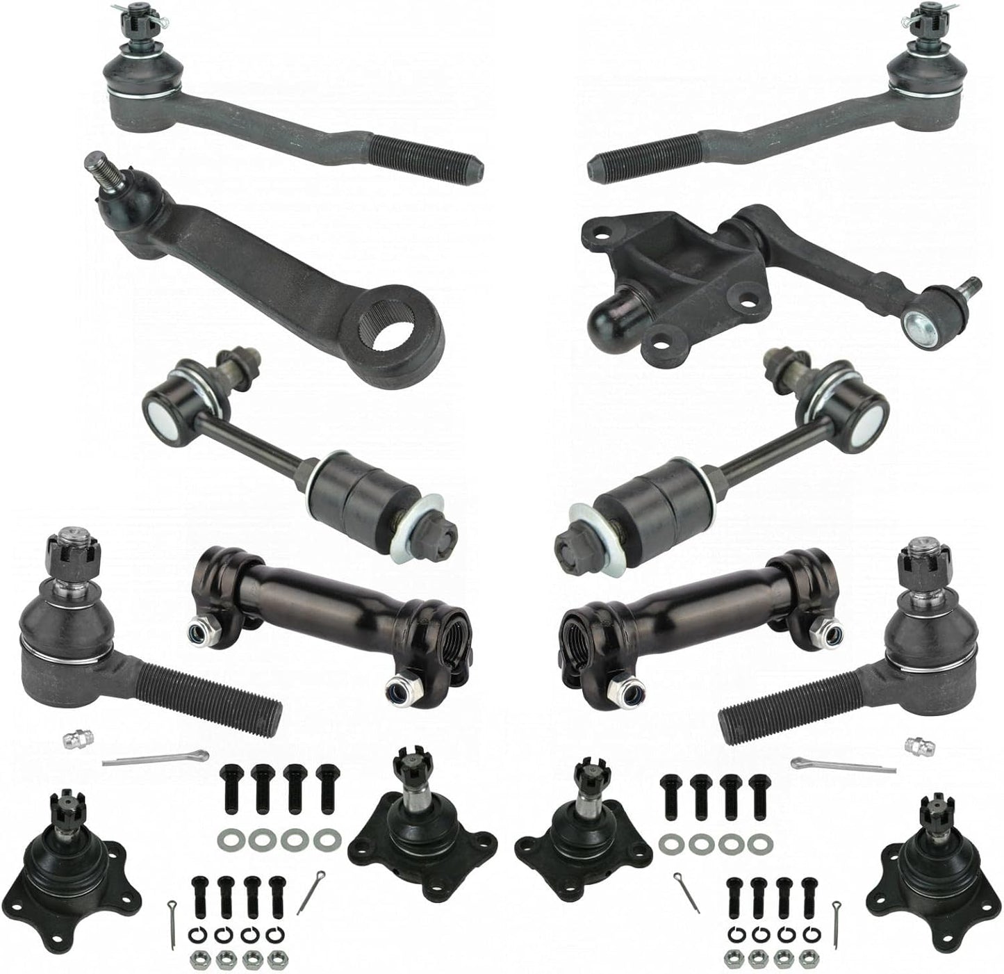 TRQ Front Steering Suspension Kit for 1990-1991 Toyota 4Runner