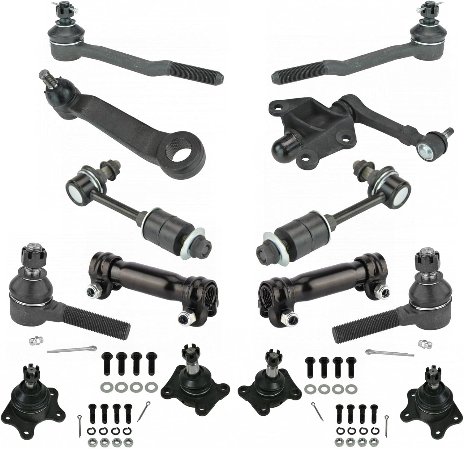 TRQ Front Steering Suspension Kit for 1990-1991 Toyota 4Runner