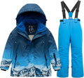 Boys Ski Jacket Snow Jacket Pants Suits Windproof (Style M152)