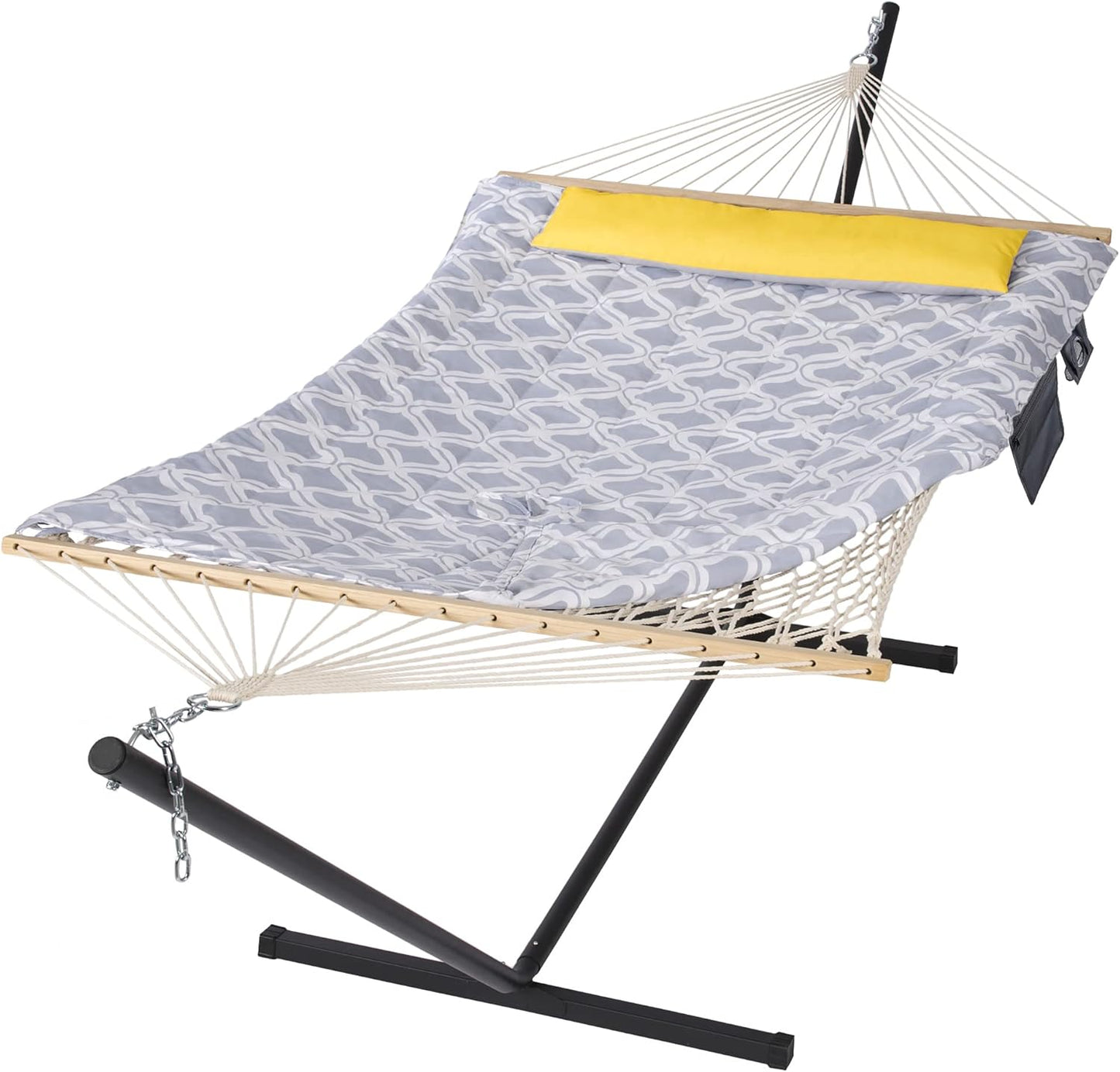 SUNCREAT Outdoor Hammock with Stand for Ultimate Relaxation