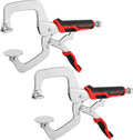 MAXPOWER 11-Inch Locking C Clamp Set, 2 Pack - Heavy Duty Locking