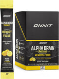 Alpha Brain Instant Meyer Lemon Flavor - Nootropic Drink Mix for Focus