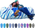 Air Sofa Hammock Inflatable Lounger with Headrest - 650lb Capacity