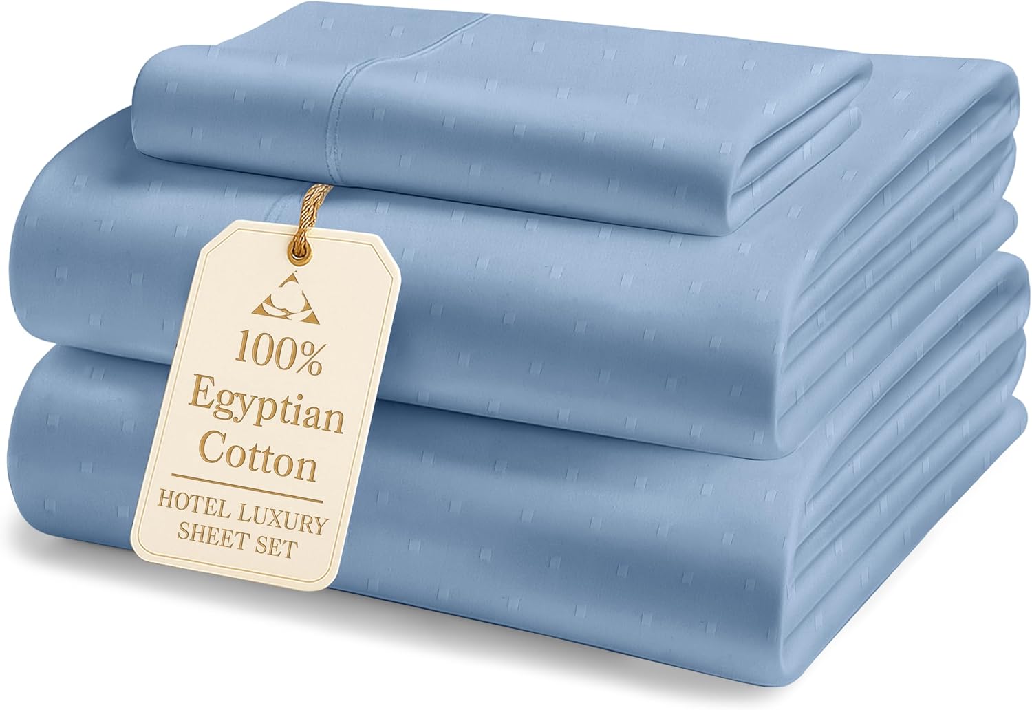 Luxurious 100% Egyptian Cotton Twin XL Sheets Set for Comfort