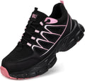 Steel Toe Shoes for Women Wide Non Slip Lightweight Comfort