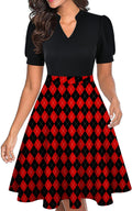 Mokayee Summer Dress with Short Puff Sleeves for Women