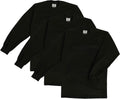 Pro Club Men's 3-Pack Heavyweight Cotton Long Sleeve Crew Neck