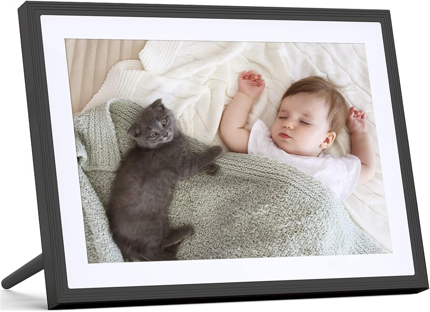 Frameo Digital Picture Frame 10.1 inch with Full HD Touchscreen