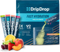 DripDrop Hydration Packets Sunburst Variety Pack - Fast Hydration