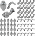 3/4 in Conduit Parts 60 Pack Liquid Tight Connector Kit - Value Pack