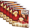 Boxalls 8x8 Acrylic Picture Frames 5 Pack - Clear Double Sided Desk
