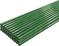 Garden Stakes 48 in 30 Pack Solid Green Fiberglass Plant Support Rods