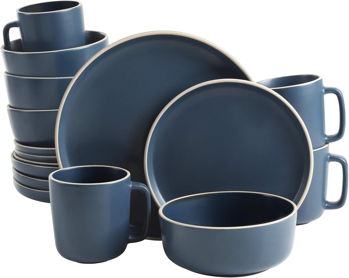 Gibson Home Zuma 16 Piece Round Kitchen Dinnerware Set Review