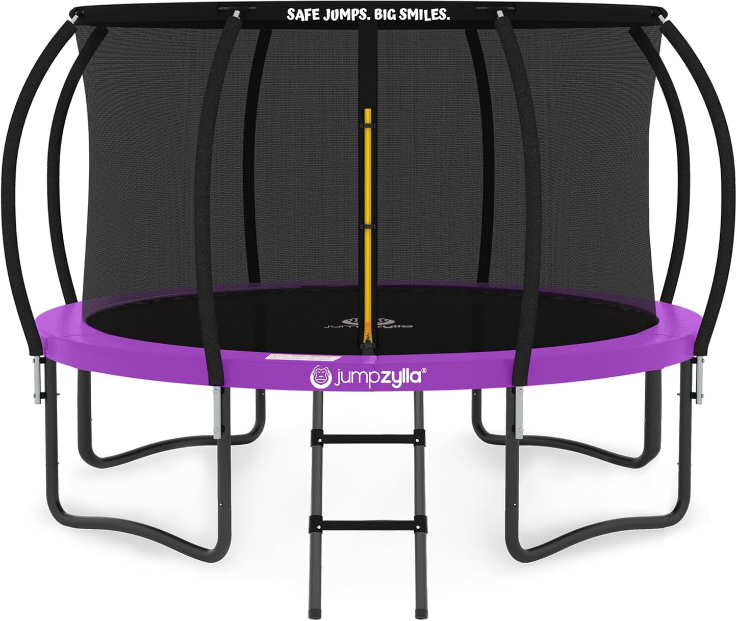 Jumpzylla Trampoline with Enclosure and Ladder for All Ages