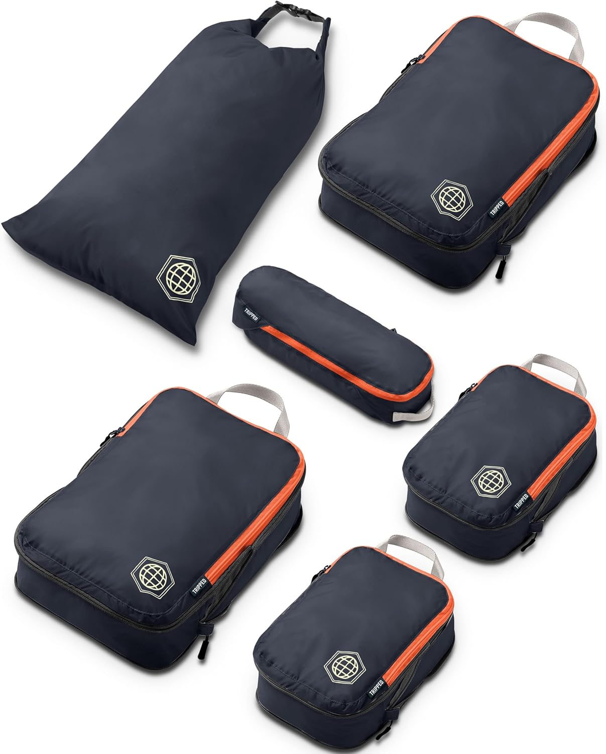 Compression Packing Cubes Set for Travel - Lightweight Organizers