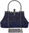 1920s Vintage Beaded Clutch Evening Bags for Women Formal Use