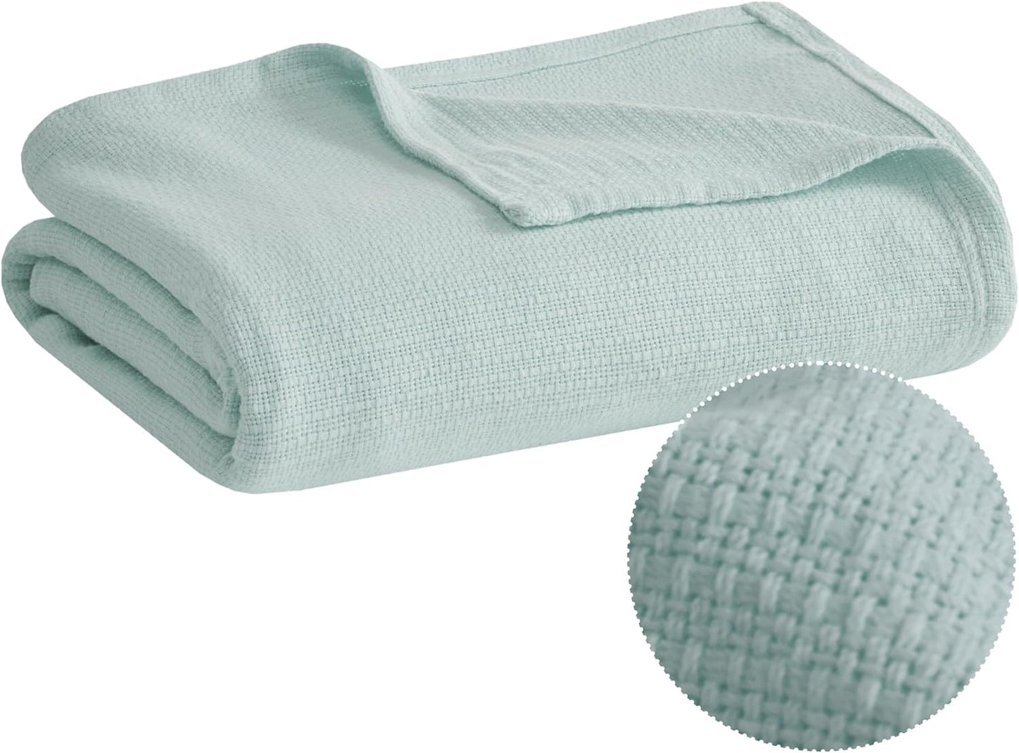 Madison Park Freshspun Basketweave Luxury Cotton Blanket Review