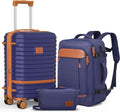Expandable Carry on Luggage Set 20 in Spinner - Lightweight Hard Shell