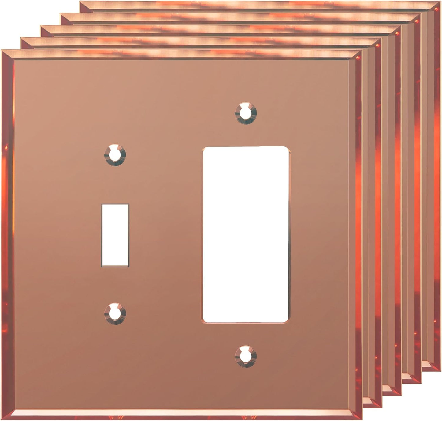 LIDER Reflective Acrylic Combination Wall Plate for Stylish Decor