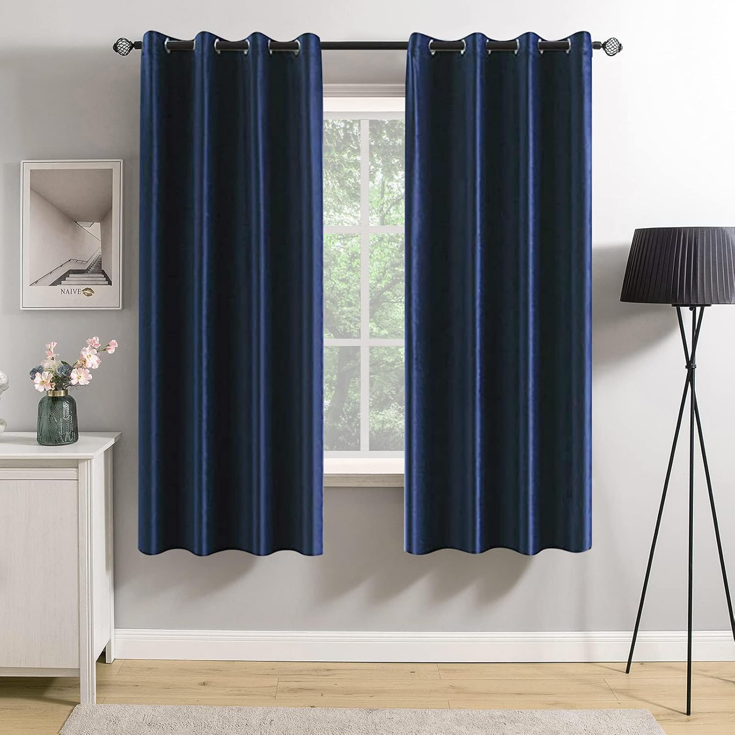 MIULEE Blackout Velvet Curtains for Elegant Room Darkening