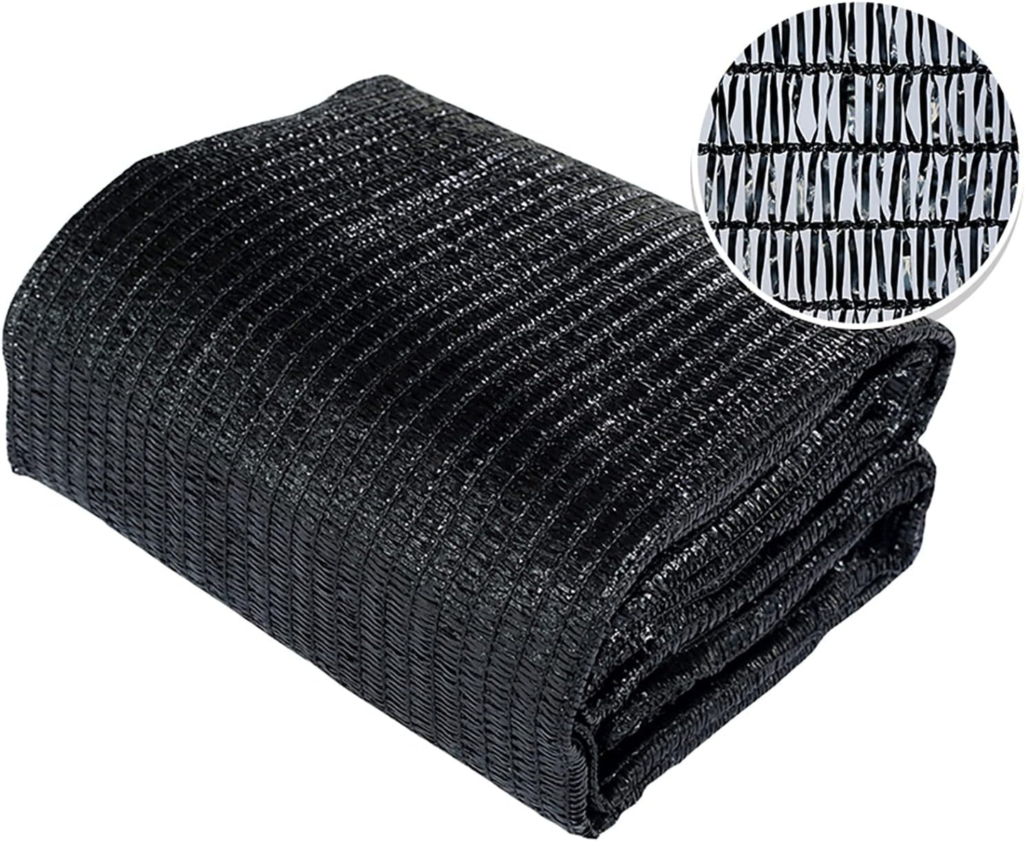 Agfabric 40% Shade Cloth 12X20ft for Plants - Black Sunblock Cover