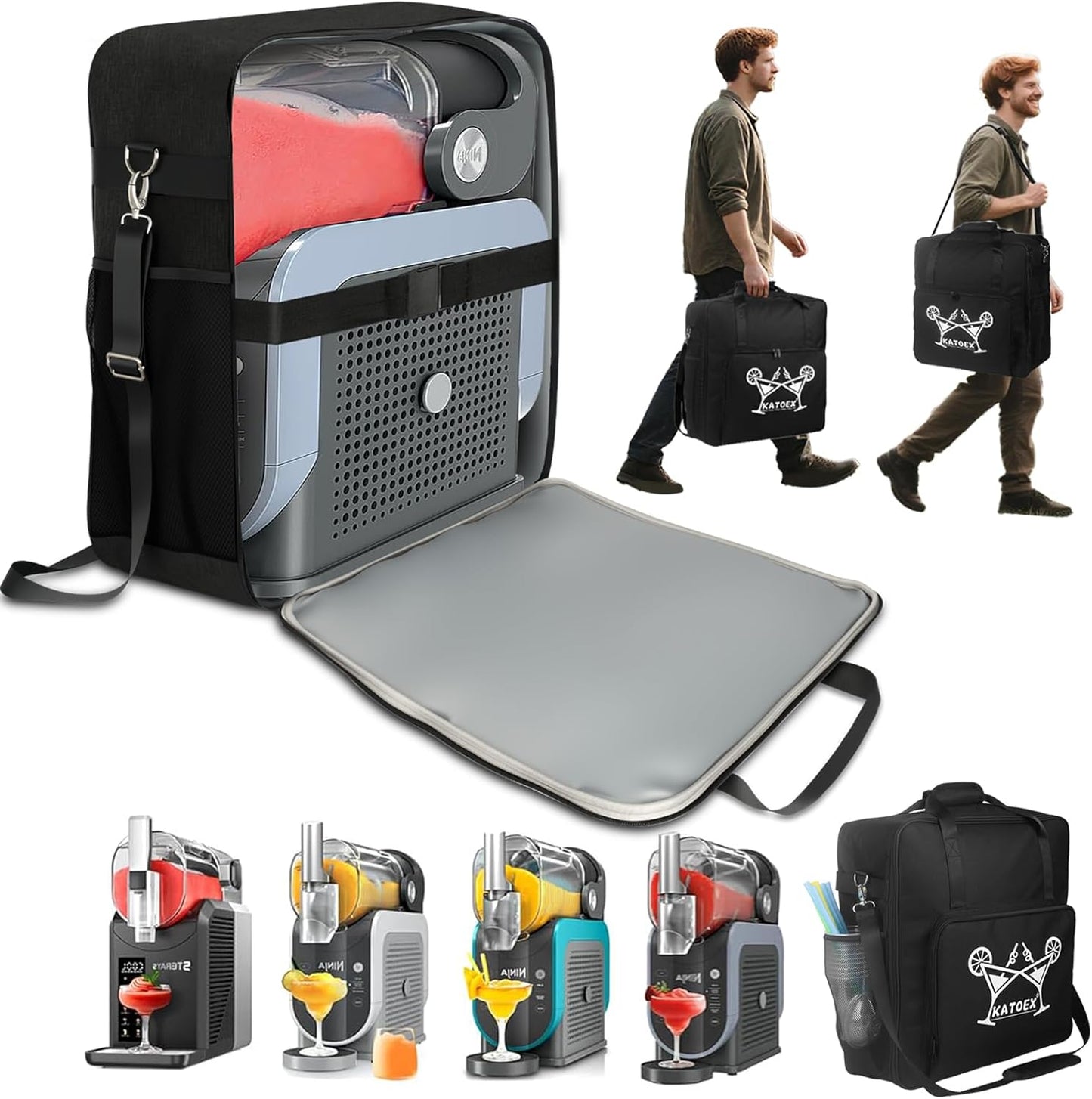 Portable Travel Carrying Bag for Ninja Slushie Machine FS301