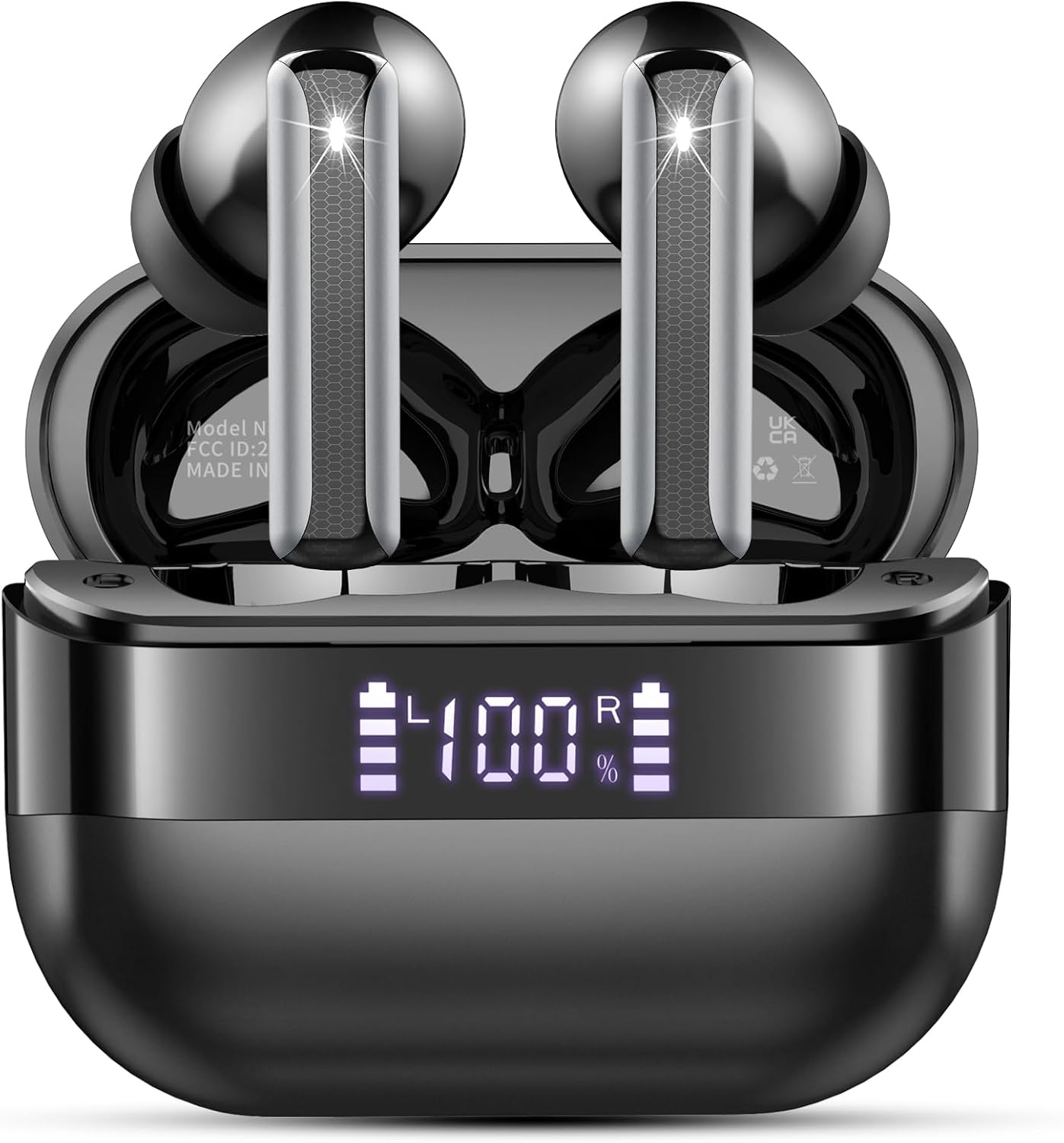 Motost Wireless Earbuds: 48H Playtime, 4-Mic ENC Noise Cancelling